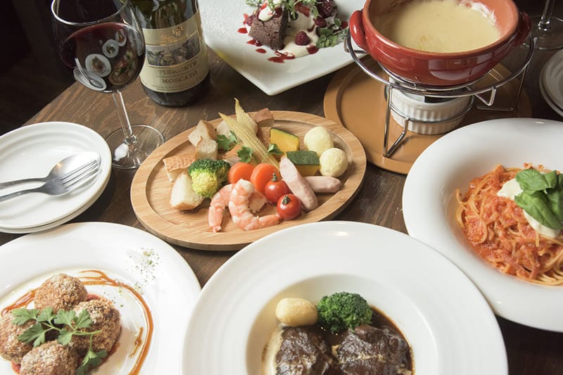 日〜木限定【チーズリーコース3,800円】2時間飲み放題付/全7品